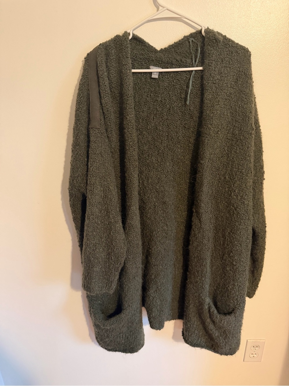 Aerie Olive Green Cardigan Sweater
